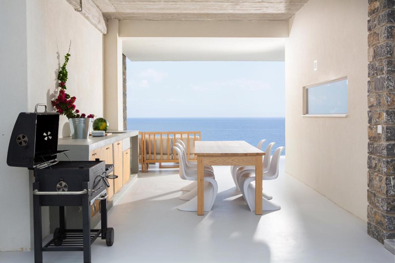Kuro Beach House - Oceanfront Luxury & 25M Pool Achlia Bagian luar foto