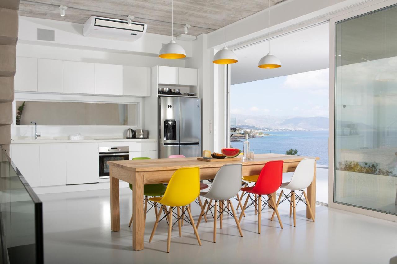 Kuro Beach House - Oceanfront Luxury & 25M Pool Achlia Bagian luar foto