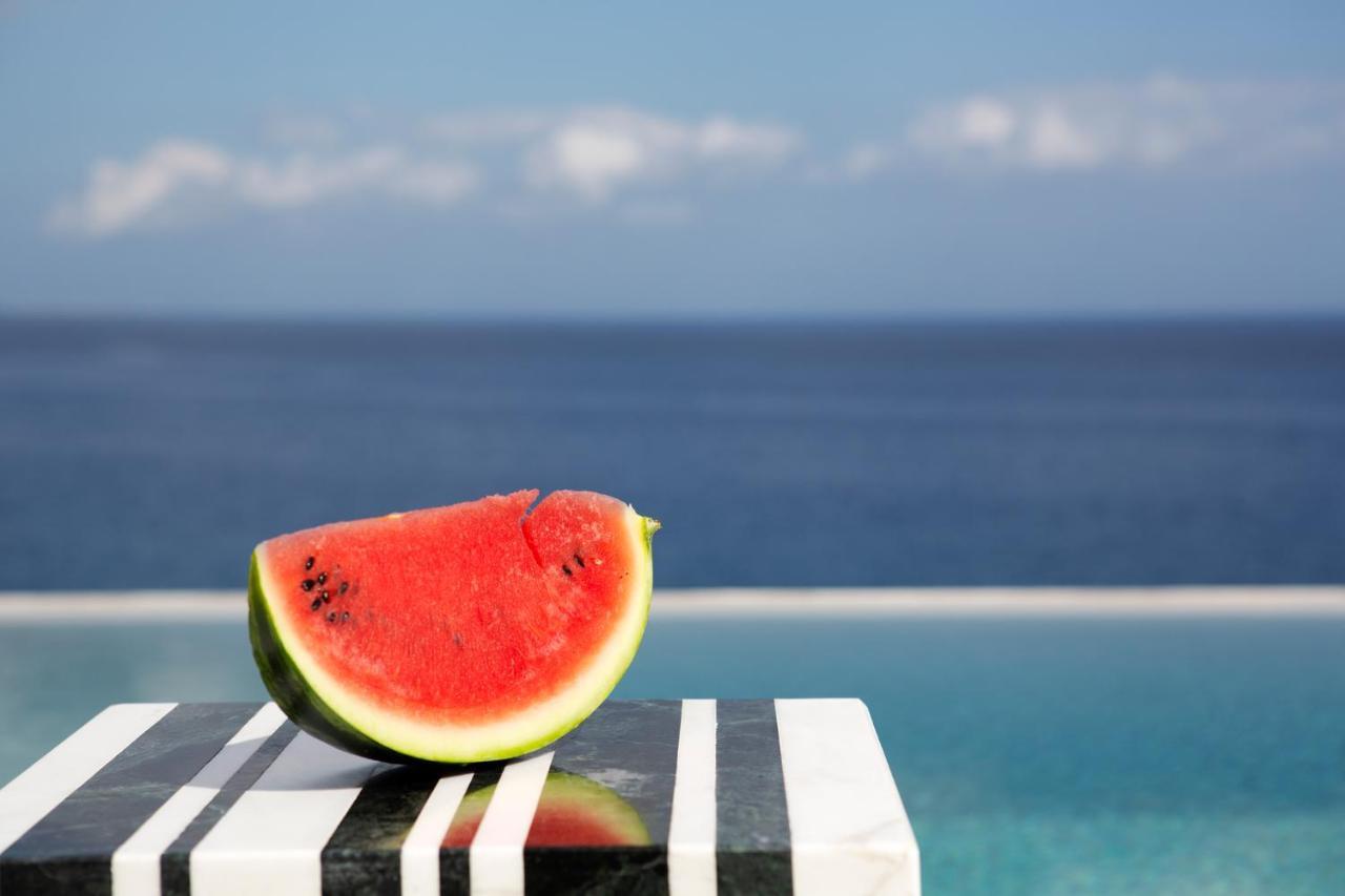 Kuro Beach House - Oceanfront Luxury & 25M Pool Achlia Bagian luar foto